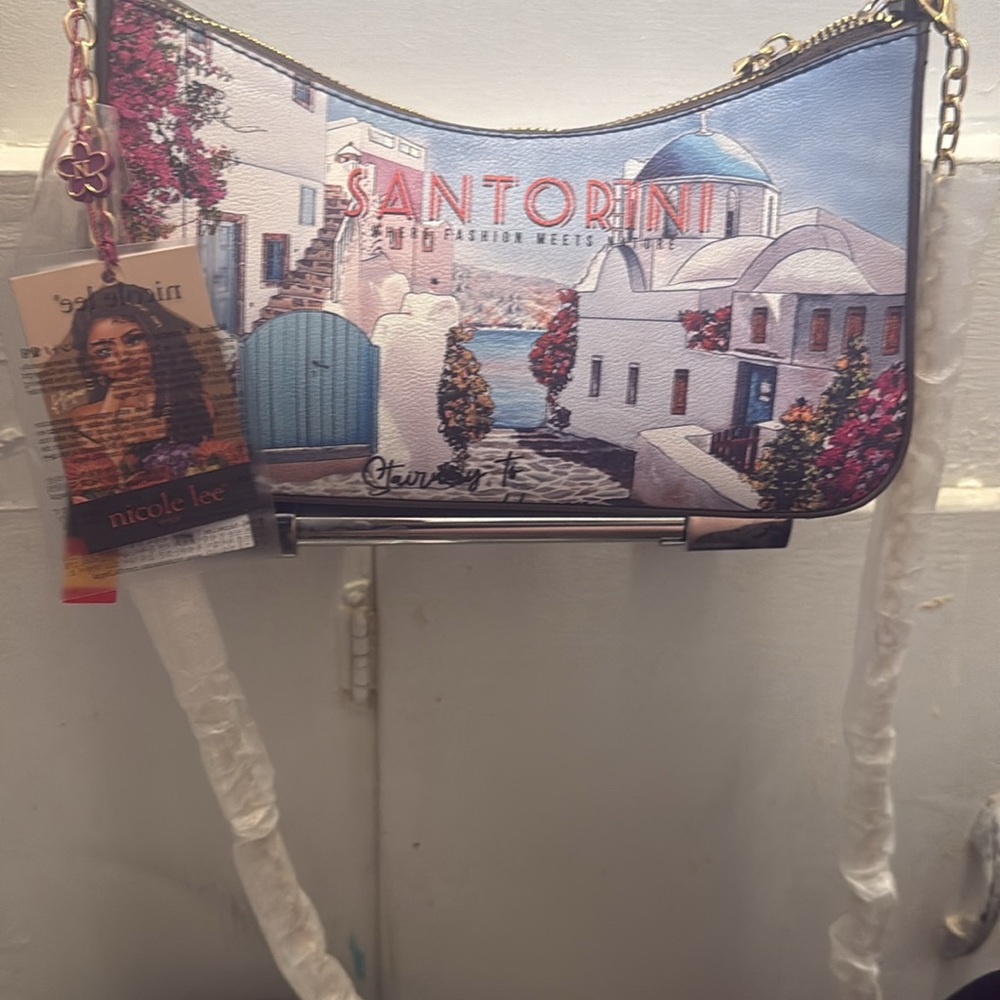 Nicole Lee Santorini Print Women's Bag - Picture 3 of 5